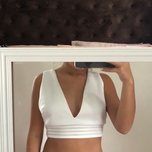 Forever 21 crop dressy top